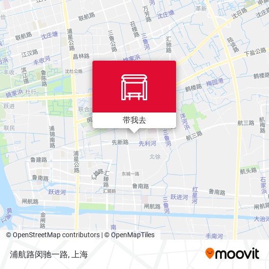 浦航路闵驰一路地图