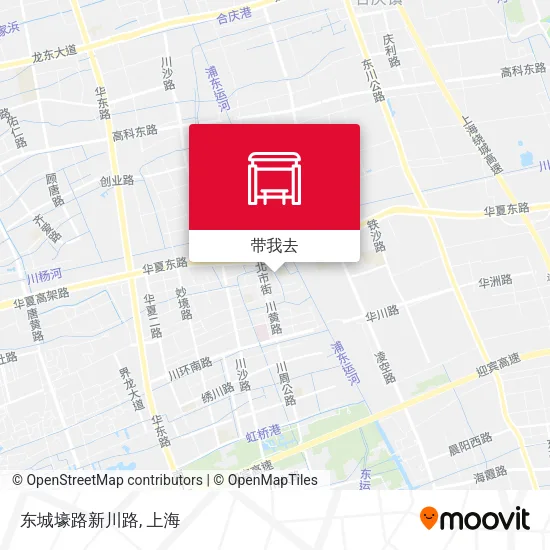 东城壕路新川路地图