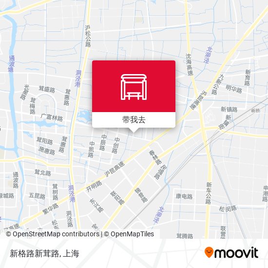 新格路新茸路地图