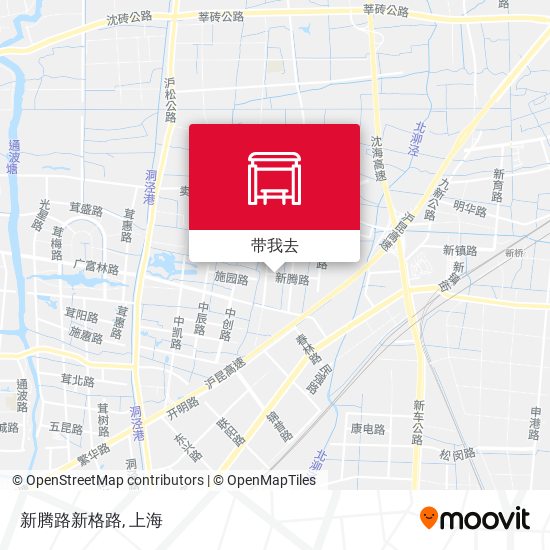 新腾路新格路地图