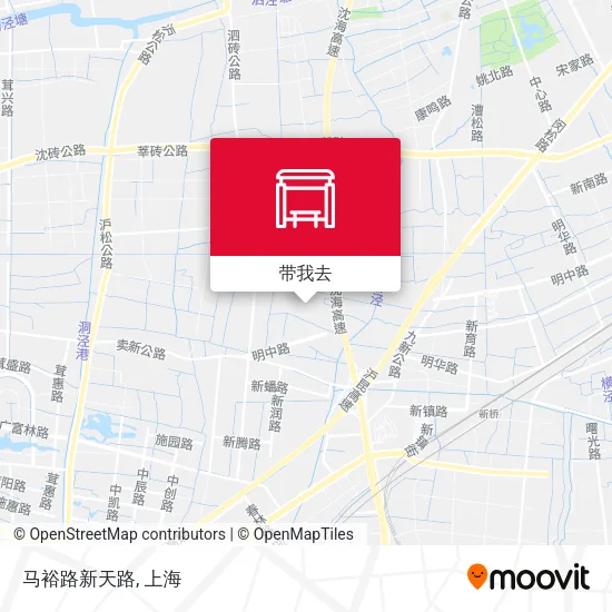马裕路新天路地图