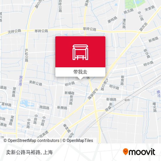 卖新公路马裕路地图