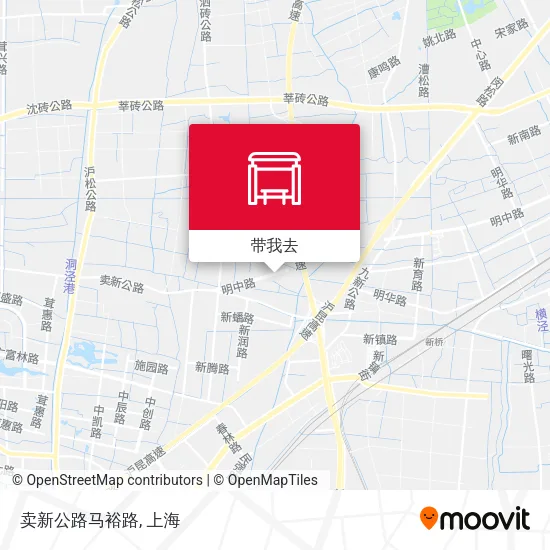 卖新公路马裕路地图