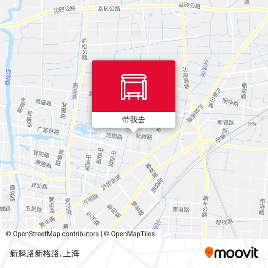 新腾路新格路地图