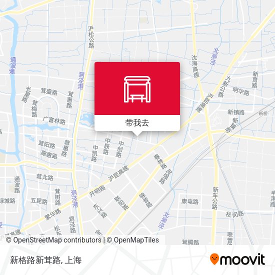 新格路新茸路地图