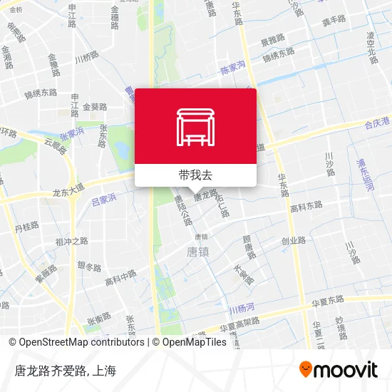唐龙路齐爱路地图
