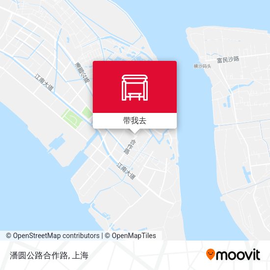 潘圆公路合作路地图
