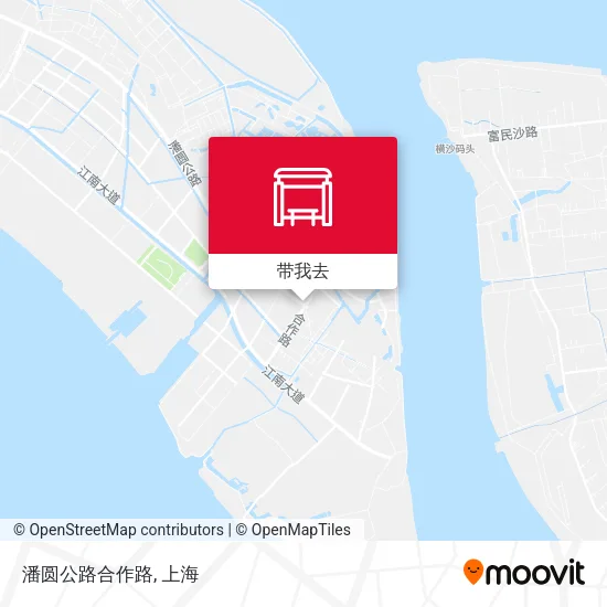 潘圆公路合作路地图