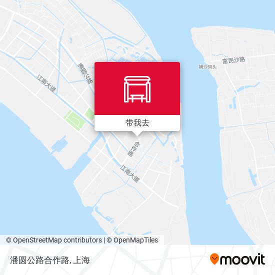 潘圆公路合作路地图