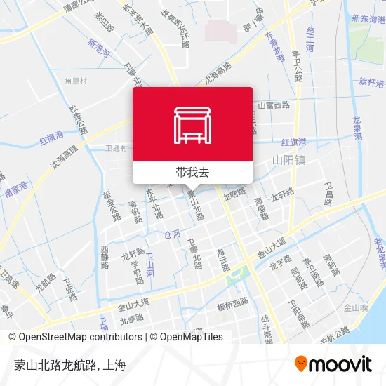 蒙山北路龙航路地图