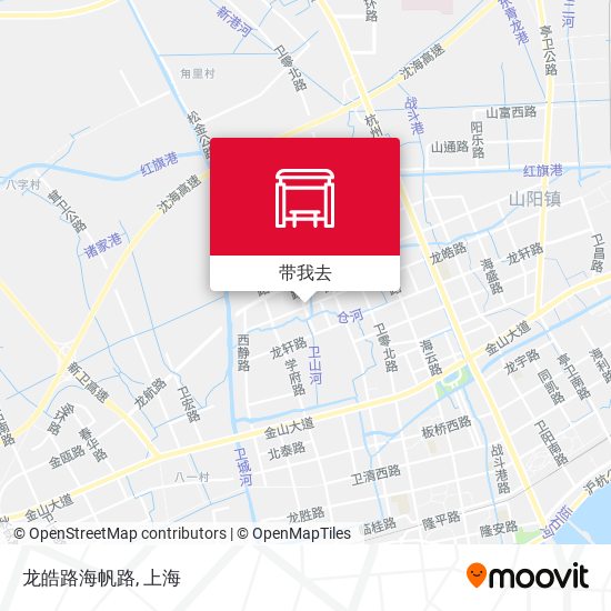 龙皓路海帆路地图
