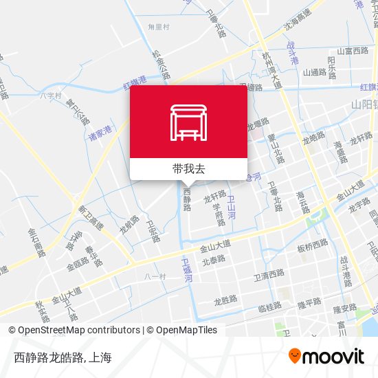 西静路龙皓路地图