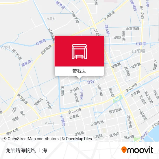 龙皓路海帆路地图