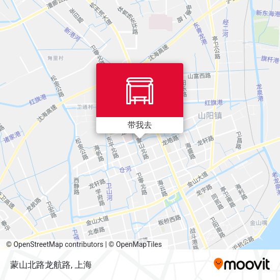 蒙山北路龙航路地图