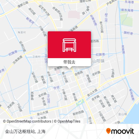 金山万达枢纽站地图