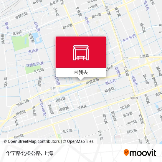 华宁路北松公路地图