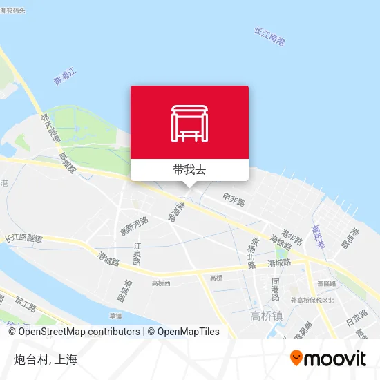 炮台村地图