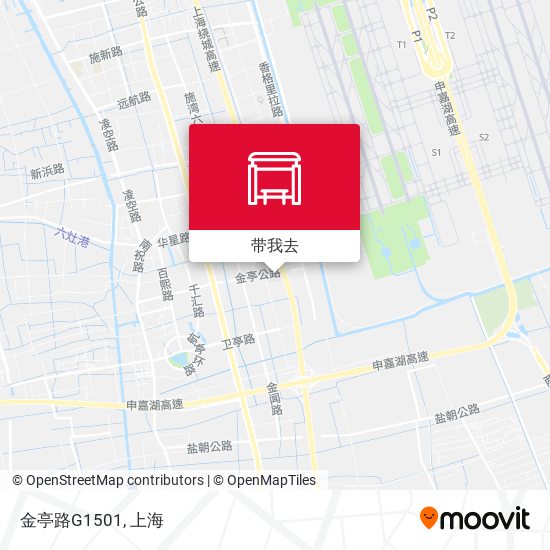 金亭路G1501地图