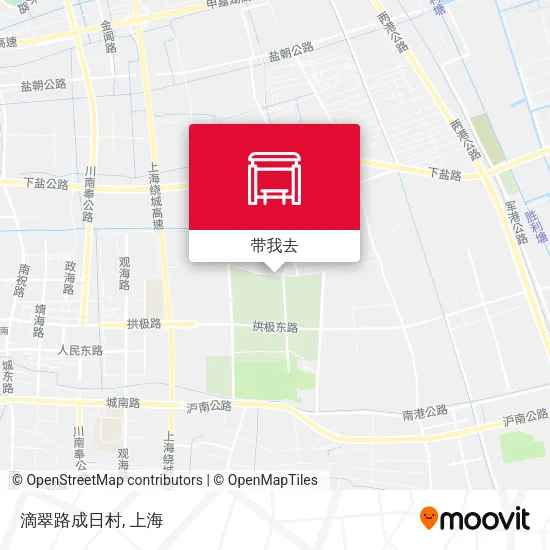 滴翠路成日村地图