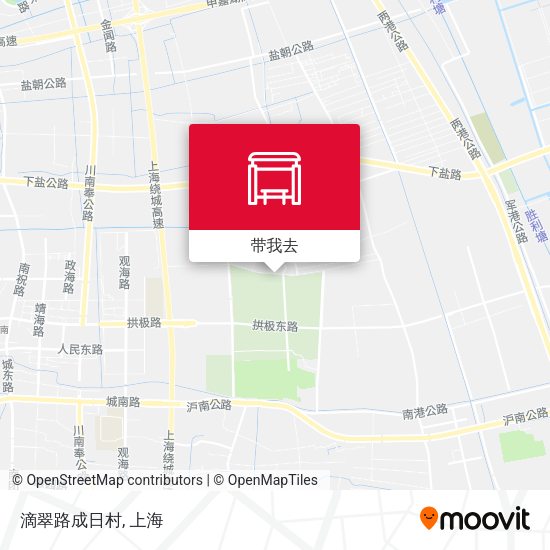 滴翠路成日村地图