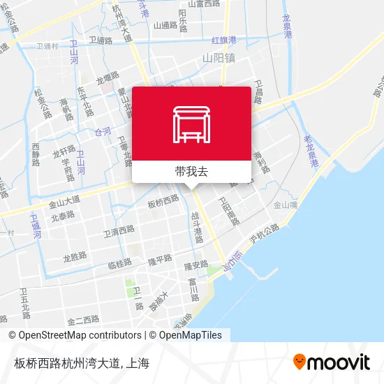 板桥西路杭州湾大道地图