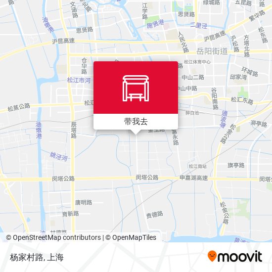 杨家村路地图