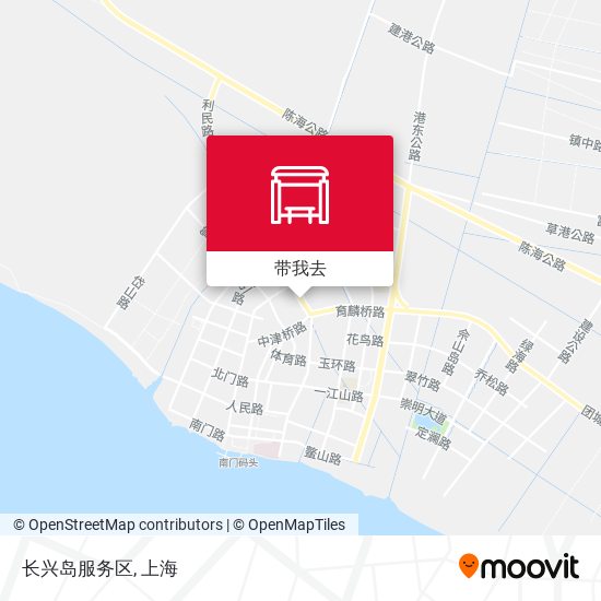长兴岛服务区地图