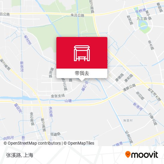 张溪路地图