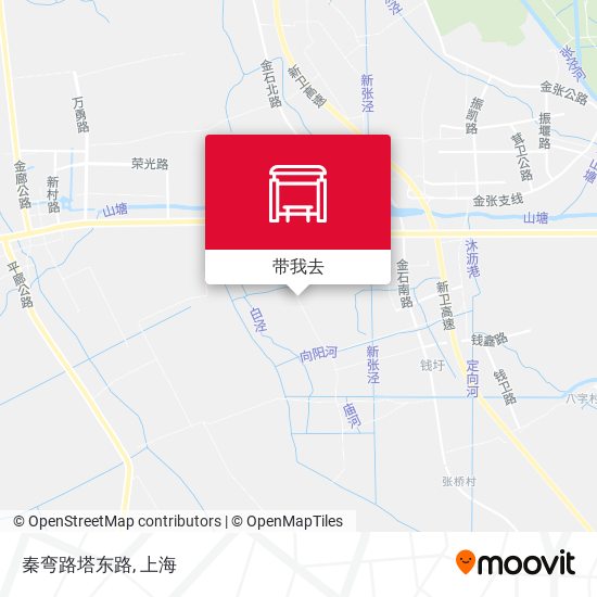 秦弯路塔东路地图