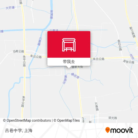 吕巷中学地图