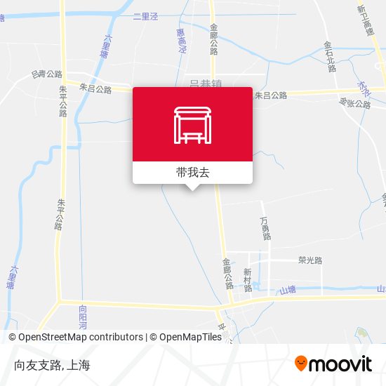 向友支路地图