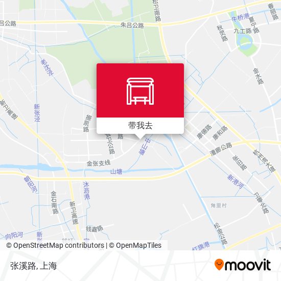 张溪路地图