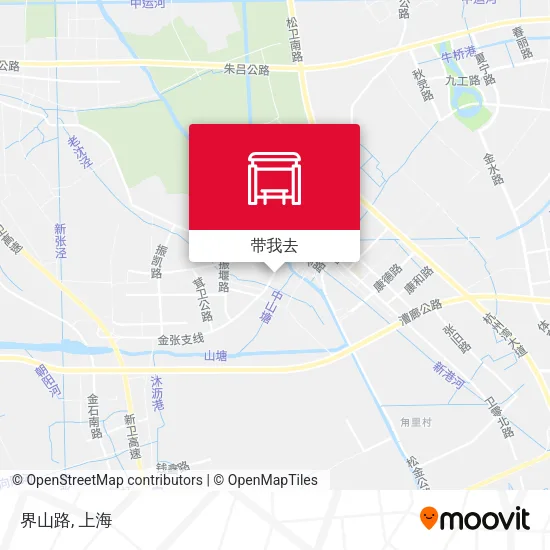 界山路地图