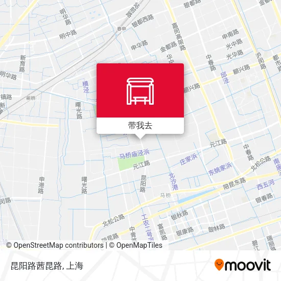 昆阳路茜昆路地图