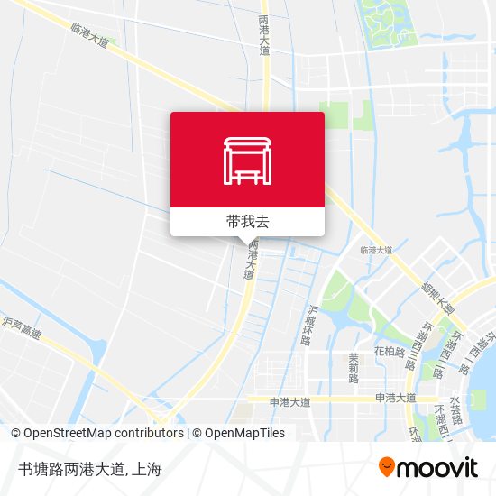 书塘路两港大道地图
