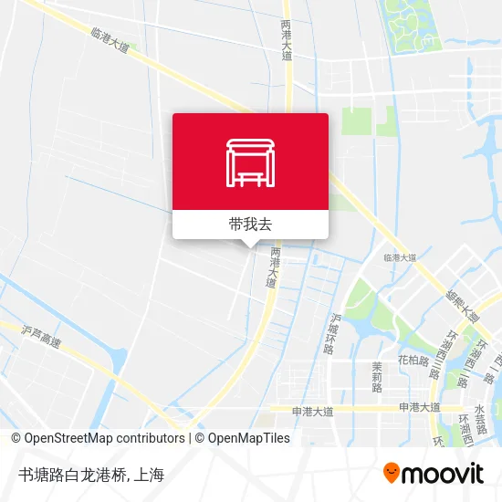 书塘路白龙港桥地图