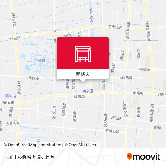 西门大街城基路地图