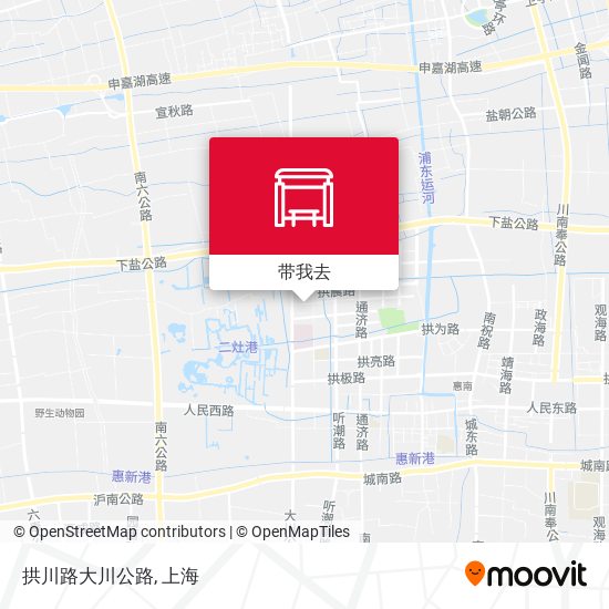 拱川路大川公路地图