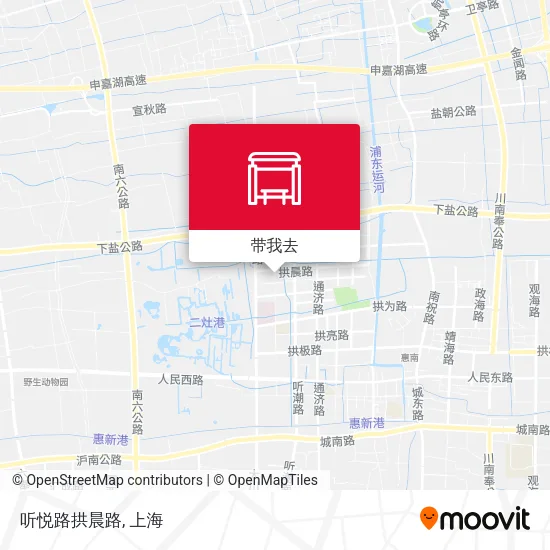 听悦路拱晨路地图