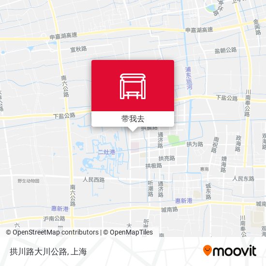 拱川路大川公路地图