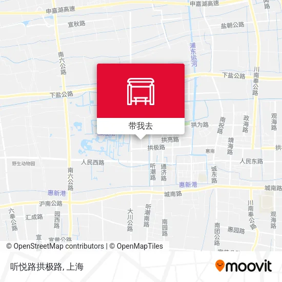 听悦路拱极路地图
