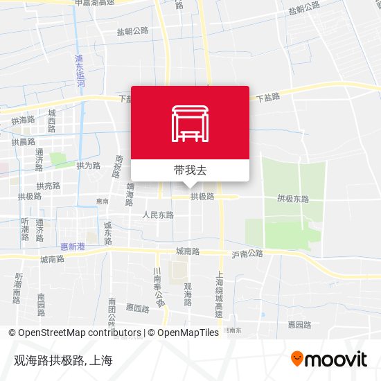 观海路拱极路地图