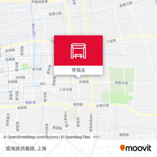 观海路拱极路地图