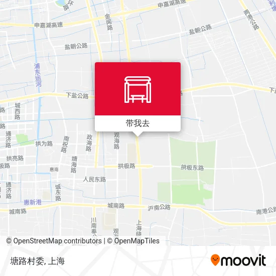塘路村委地图