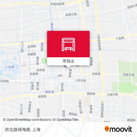 拱北路靖海路地图