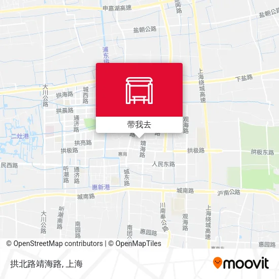 拱北路靖海路地图
