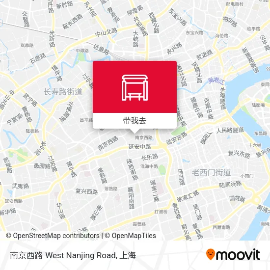 南京西路  West Nanjing Road地图