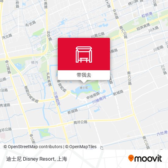 迪士尼 Disney Resort地图