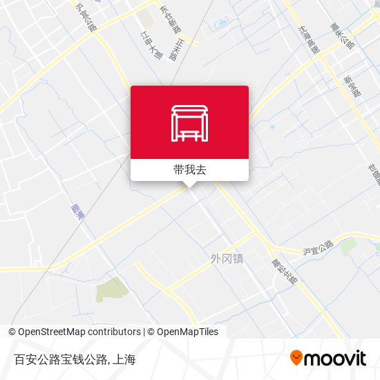 百安公路宝钱公路地图