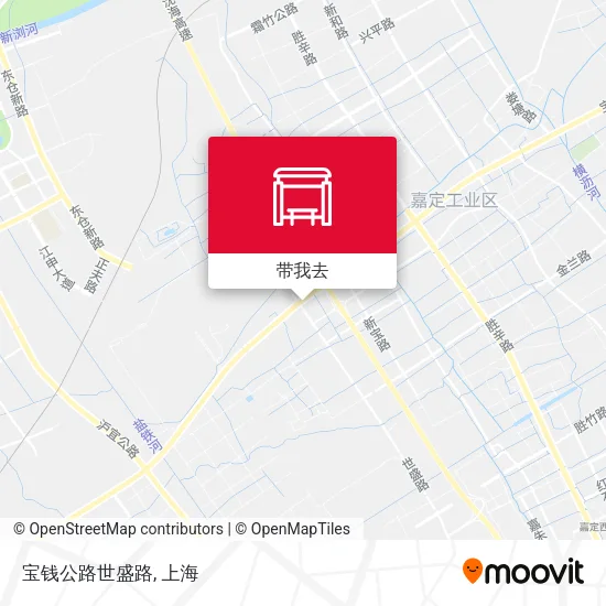宝钱公路世盛路地图